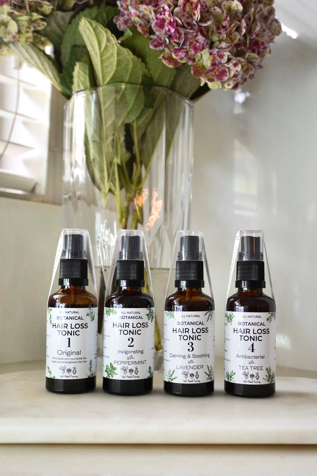 Invigorating Peppermint: Botanical Hair Loss Tonic