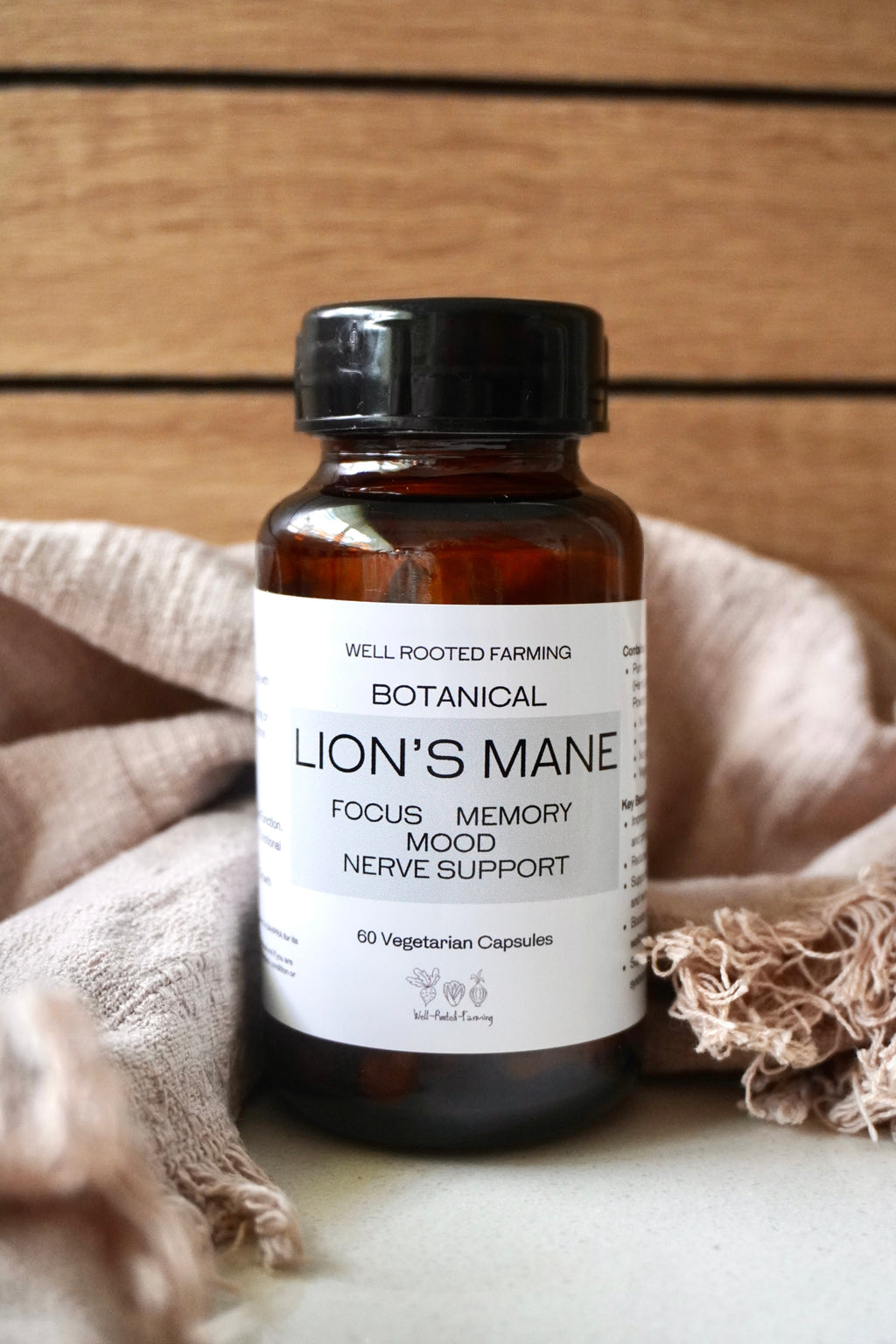 Lion’s Mane Mushroom (60 Vegetarian Capsules)
