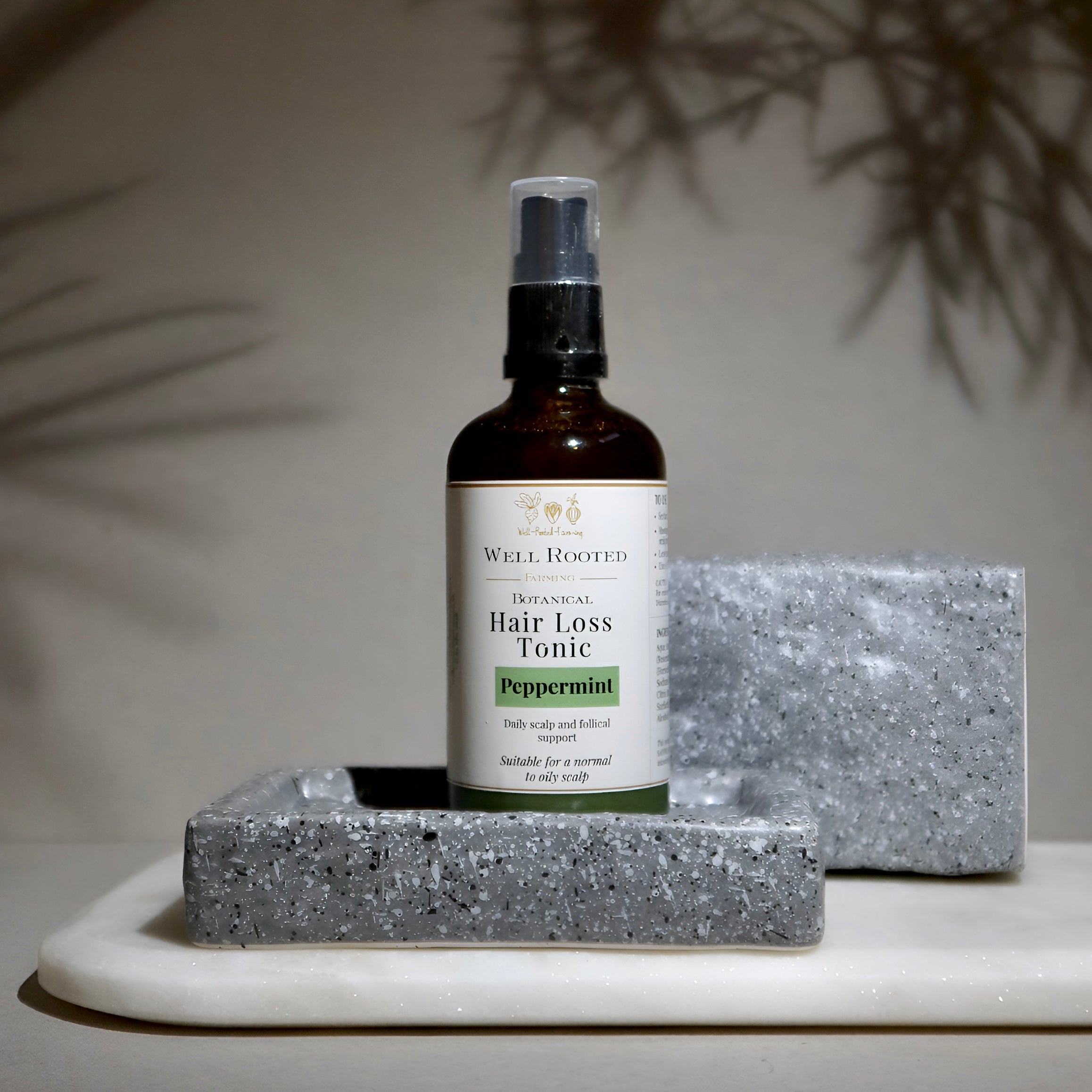 Invigorating Peppermint: Botanical Hair Loss Tonic