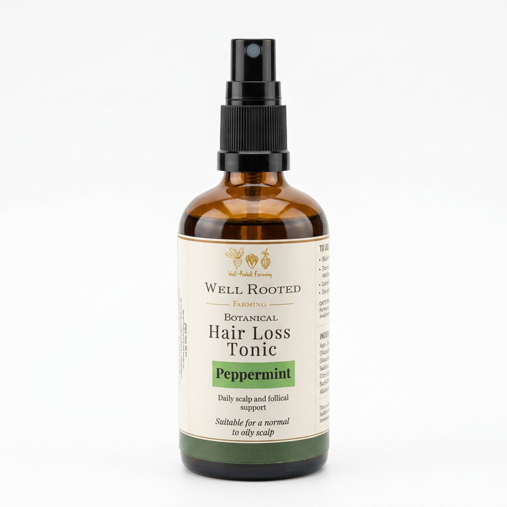Invigorating Peppermint: Botanical Hair Loss Tonic