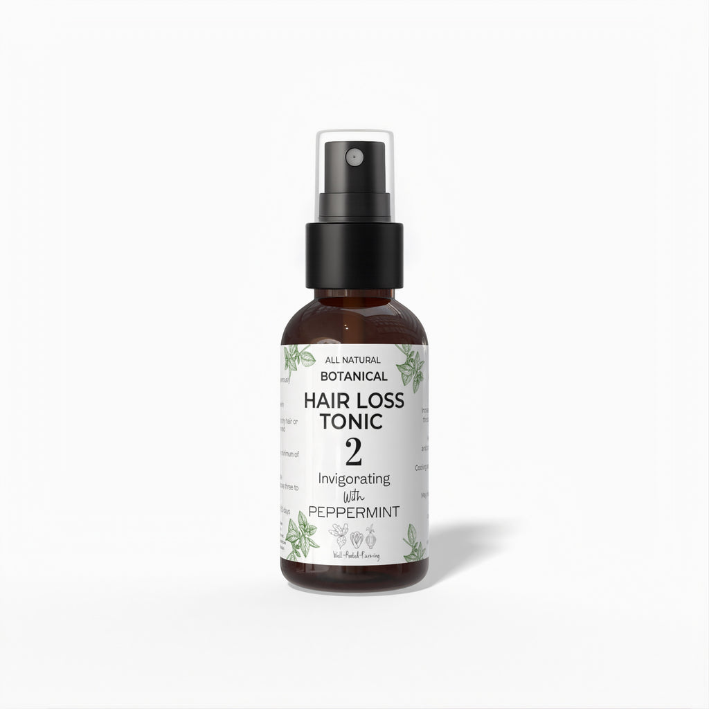 Invigorating Peppermint: Botanical Hair Loss Tonic