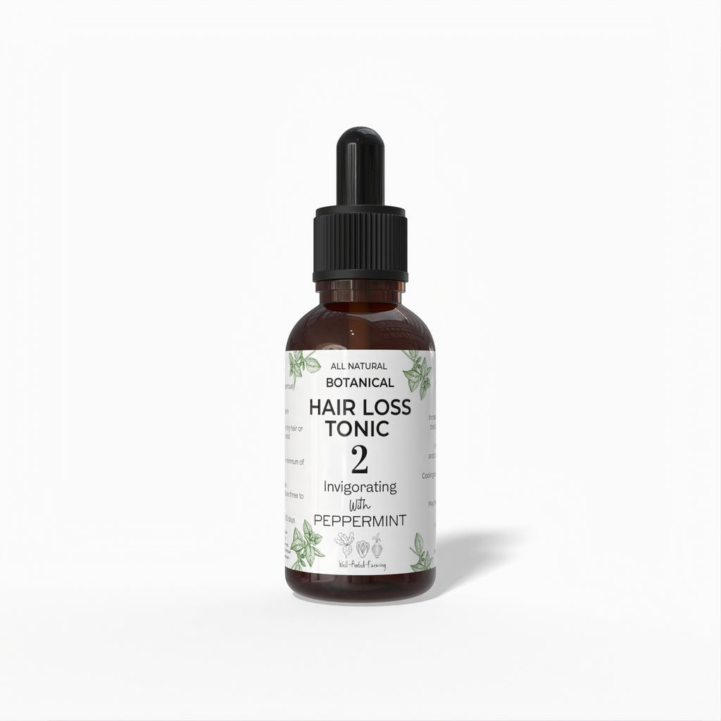 Invigorating Peppermint: Botanical Hair Loss Tonic