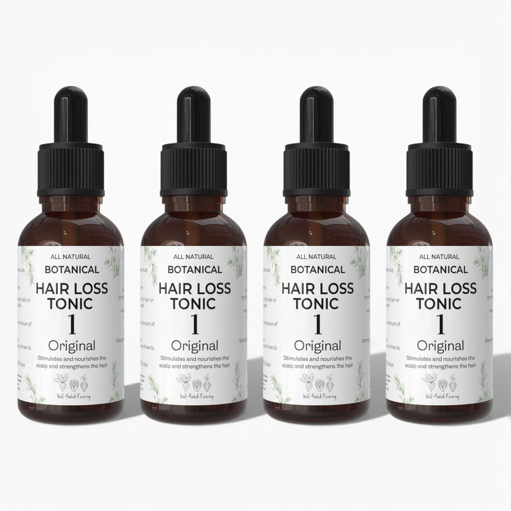 Botanical Hair Loss Tonic Dropper Set 100ml Bottles