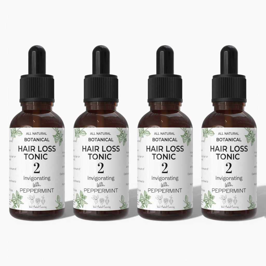 Botanical Hair Loss Tonic Dropper Set 100ml Bottles
