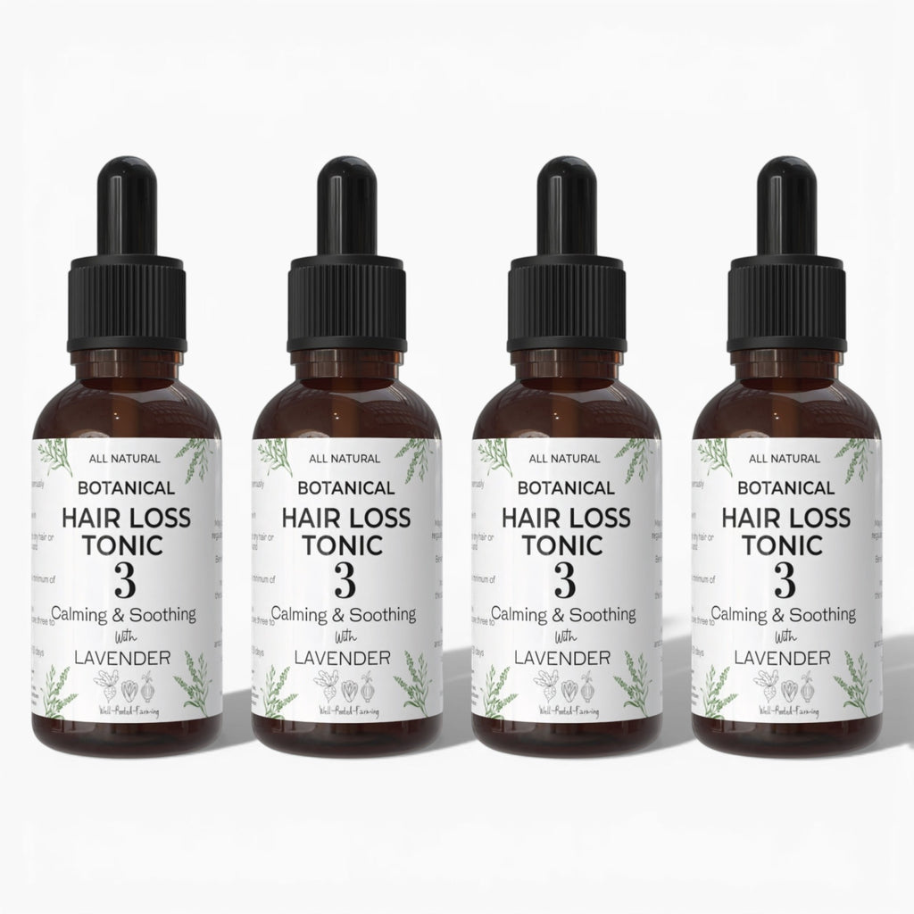 Botanical Hair Loss Tonic Dropper Set 100ml Bottles
