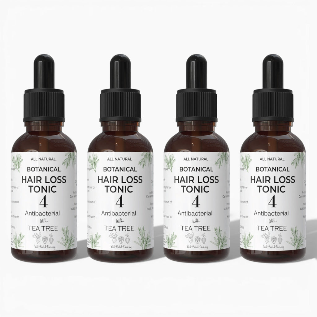 Botanical Hair Loss Tonic Dropper Set 100ml Bottles