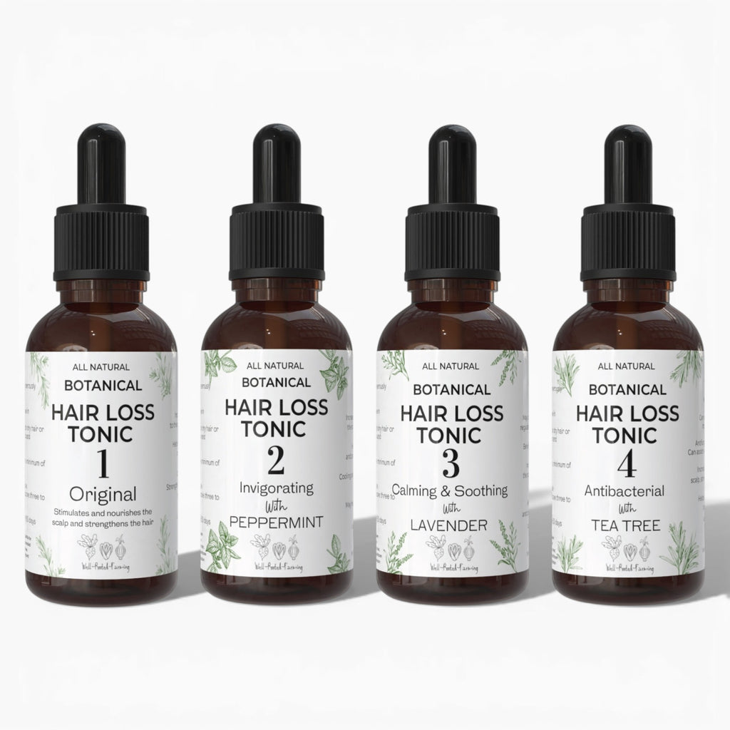 Botanical Hair Loss Tonic Dropper Set 100ml Bottles