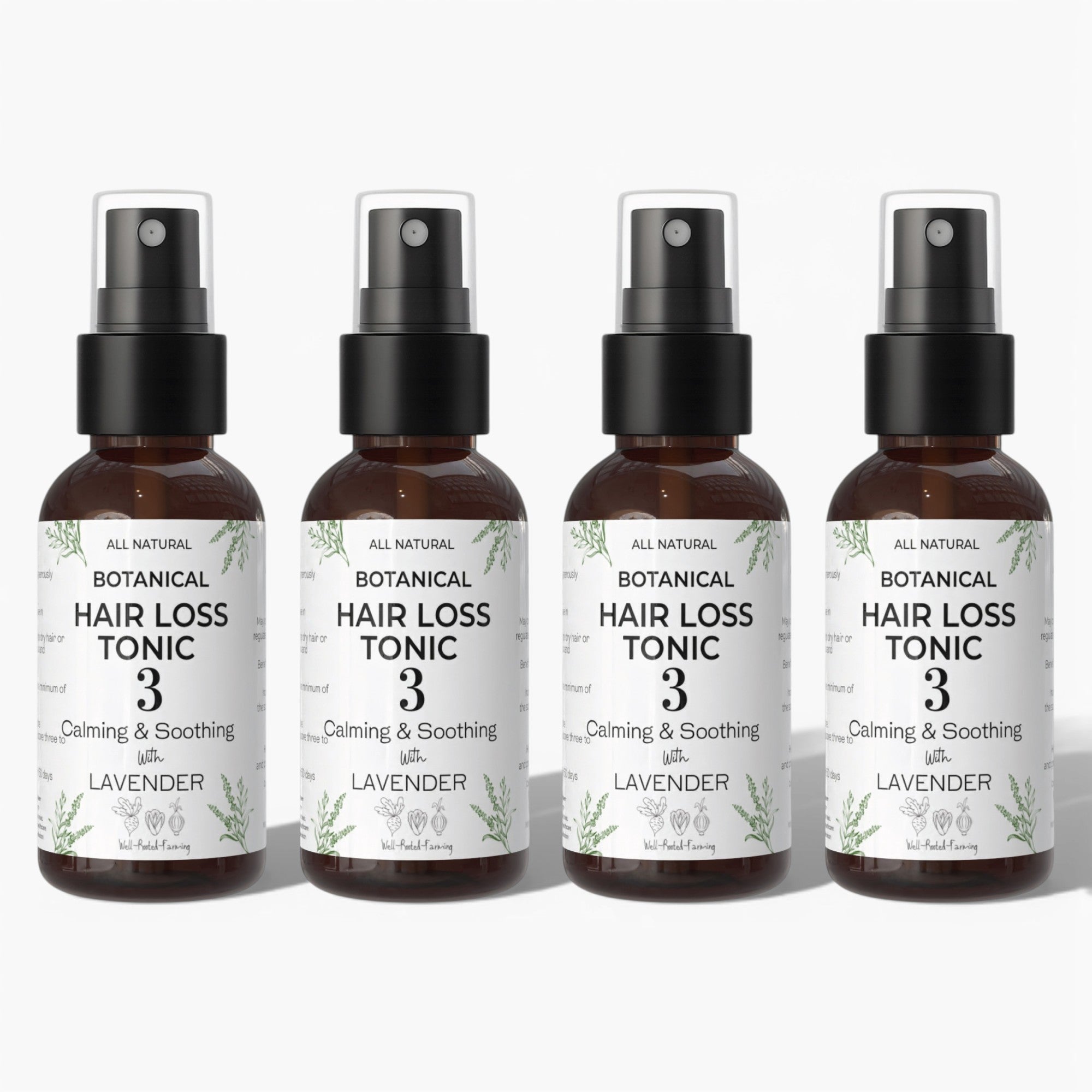 Botanical Hair Loss Tonic Spray Set 100ml Bottles