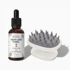 Hair Care Duo – Silicone Massager and 100ml Botanical Hair Loss Tonic