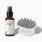 Hair Care Duo – Silicone Massager and 100ml Botanical Hair Loss Tonic