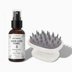 Hair Care Duo – Silicone Massager and 100ml Botanical Hair Loss Tonic